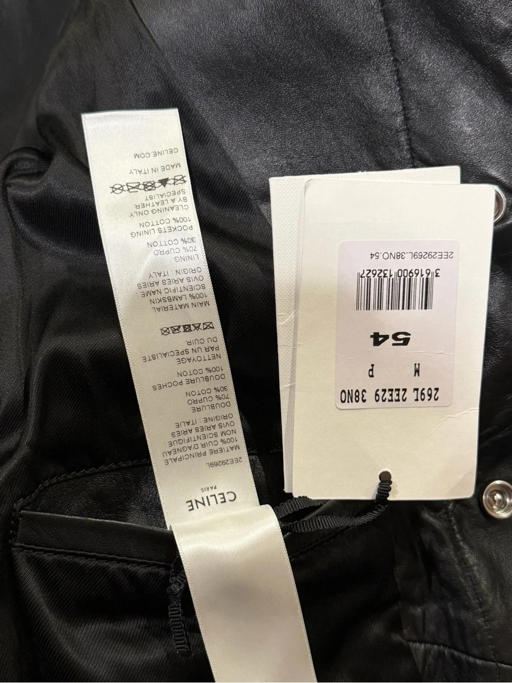 Celine x Hedi SS23 Runway Bauhaus Leather Trucker Jacket